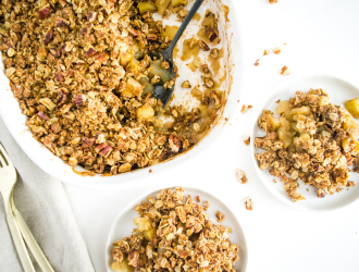 Apple cobbler that will satisfy even the strongest cravings.