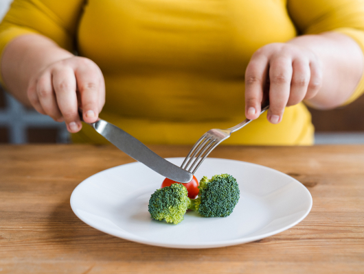 Eating healthy.