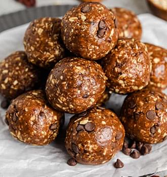 Rich cacao bites.