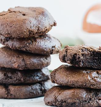 Chocolate thin mint cookies.